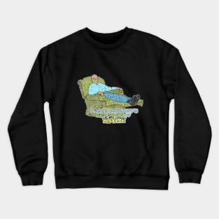 Pierre Bernard’s Recliner Of Rage Circle Design Crewneck Sweatshirt